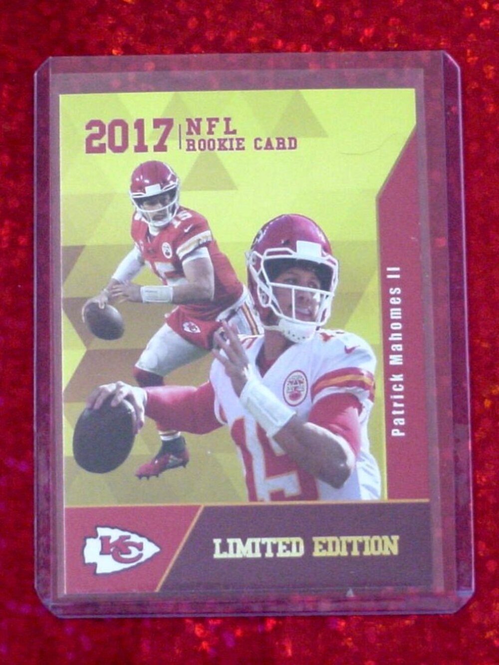 Patrick Mahomes 2017 Rookie Limited Edition Card